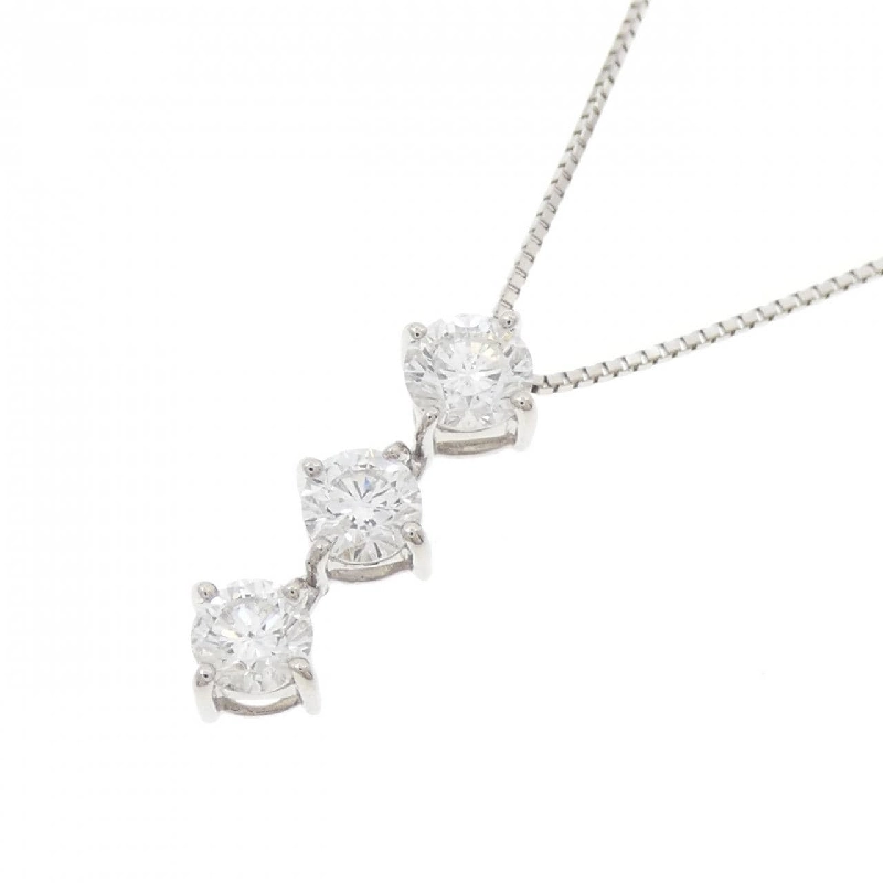 Dây chuyền kim cương ba viên PT900/PT850 1.020CT - Hàng hiệu Authentic 860306