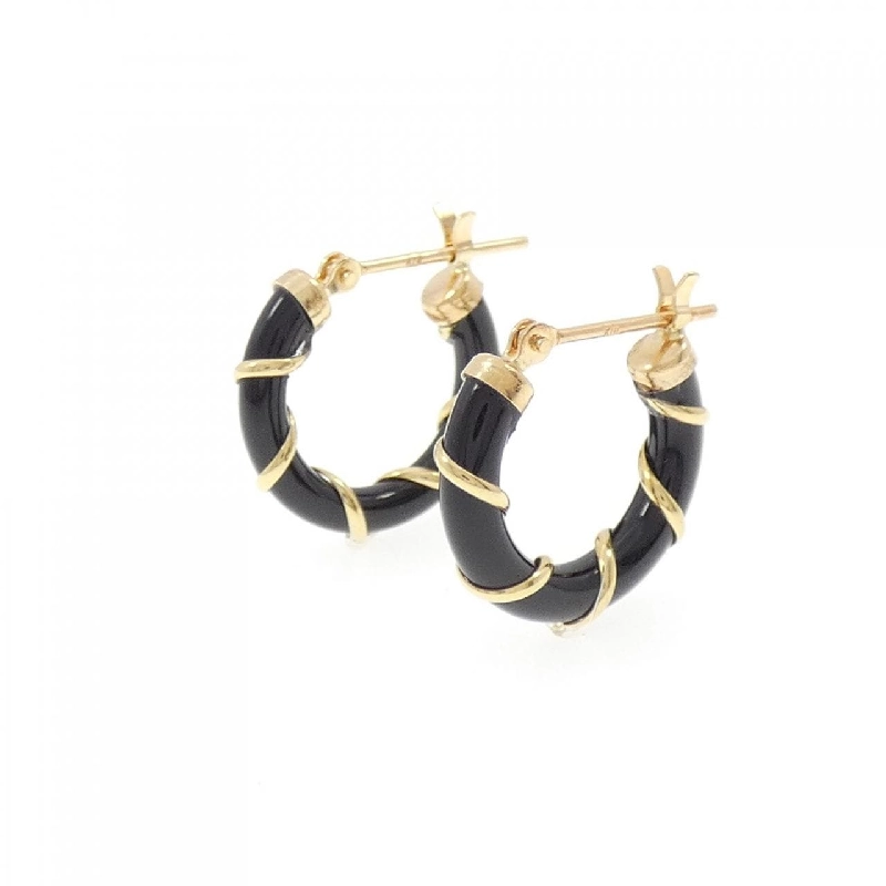 K18YG Onyx Bông tai - Hàng hiệu Chính hãng 869510