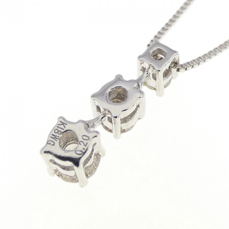 K18WG Dây chuyền kim cương 0.20CT - Hàng hiệu Chính hãng 867802