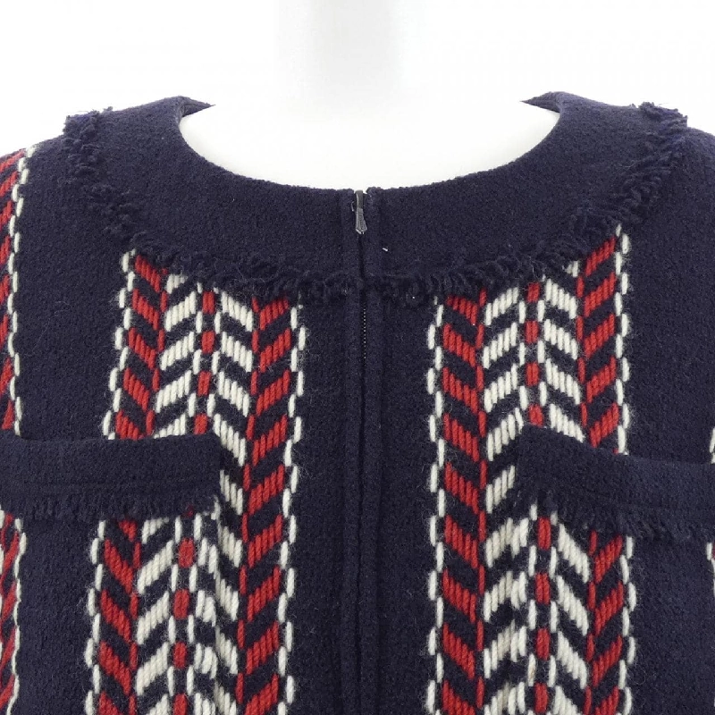 Áo khoác không cổ CHANEL P24466V15146 04A - Hàng hiệu Authentic 822193