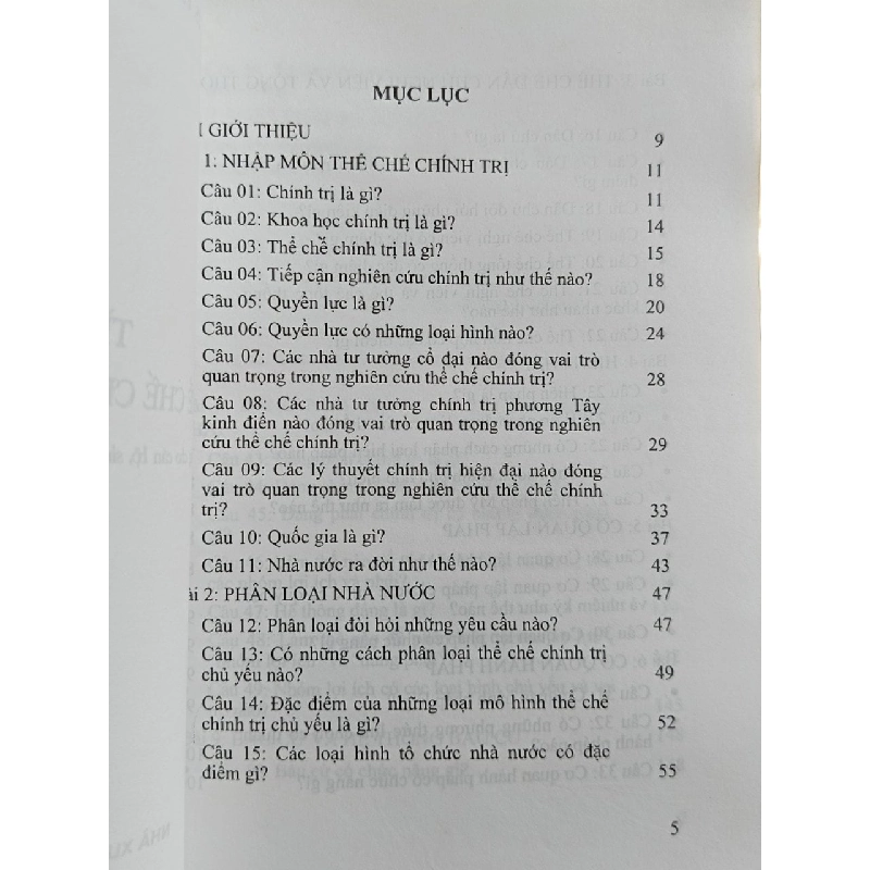 Tìm hiểu thể chế chính trị thế giới - TS. Phạm Quang Minh 994731