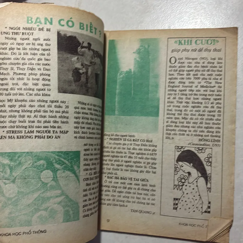 Tạp chí khoa học phổ thông: phụ san số 212 738878