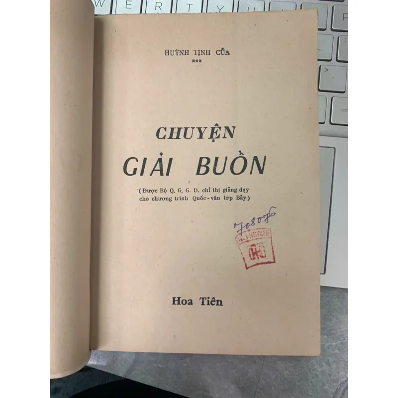 CHUYỆN GIẢI BUỒN - HUỲNH TỊNH CỦA 715867