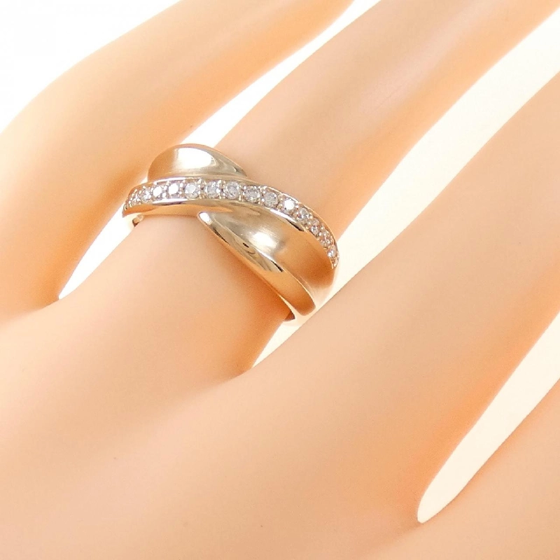 Nhẫn kim cương K18PG 0.23CT 673498