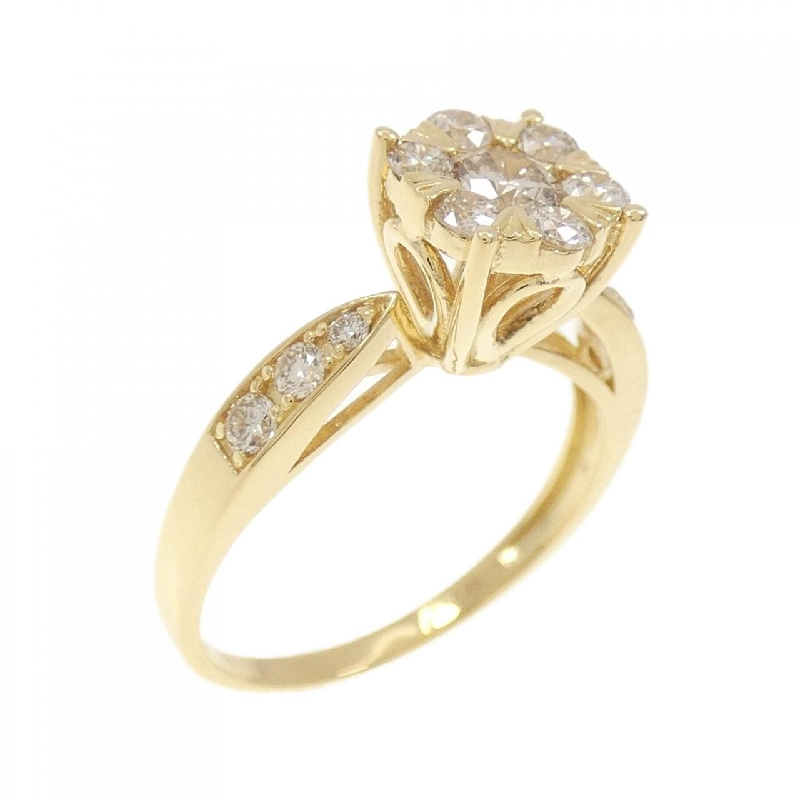 Nhẫn kim cương K18YG 0.66CT 673315