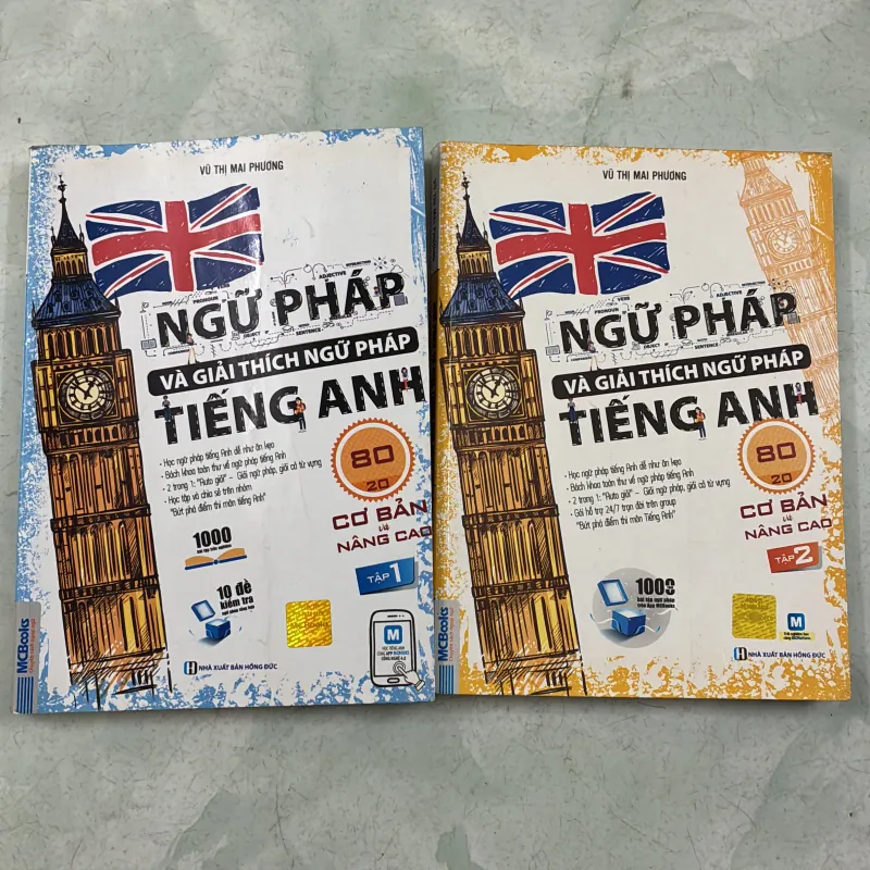 Ngữ pháp và giải thích ngữ pháp Tiếng Anh (Bộ 2 tập) - Vũ Thị Mai Phương 1000205