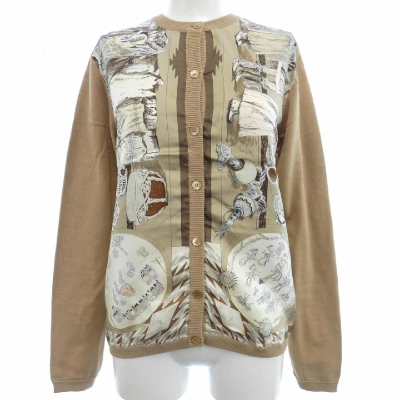 【Vintage】Áo cardigan dài HERMES 635189