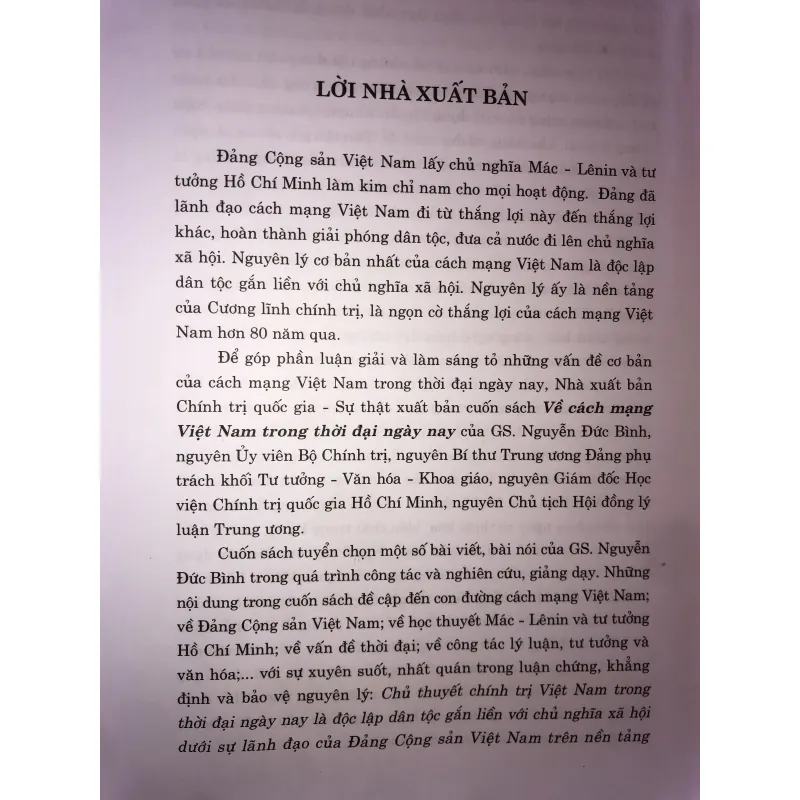 Về cách mạng Việt Nam trong thời đại ngày nay  745687