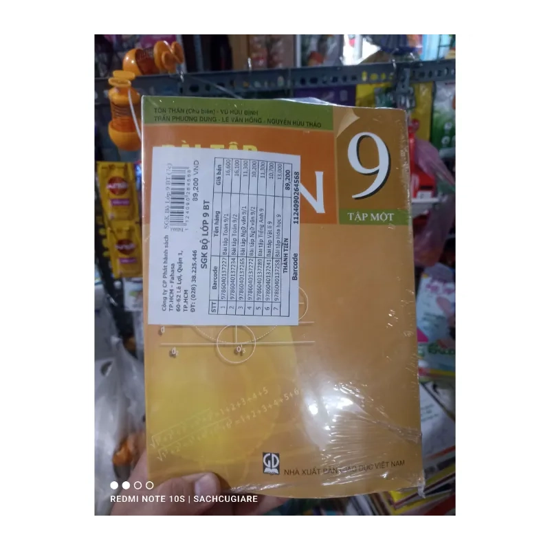 7 cuốn sách giáo khoa bài tập lớp 9 978419