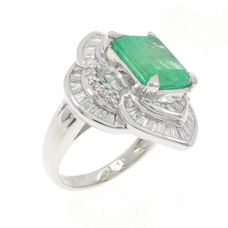 Nhẫn Emerald PT900 3.85CT - Hàng hiệu Chính hãng 851792