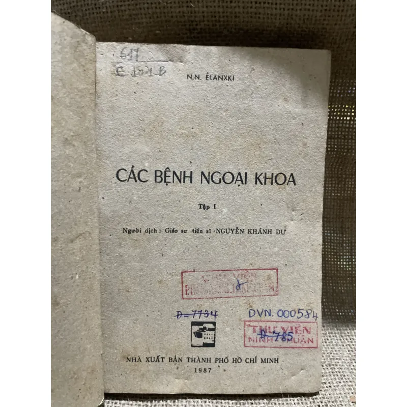 Bệnh ngoại khoa Tập 1 - 360 trang  855620