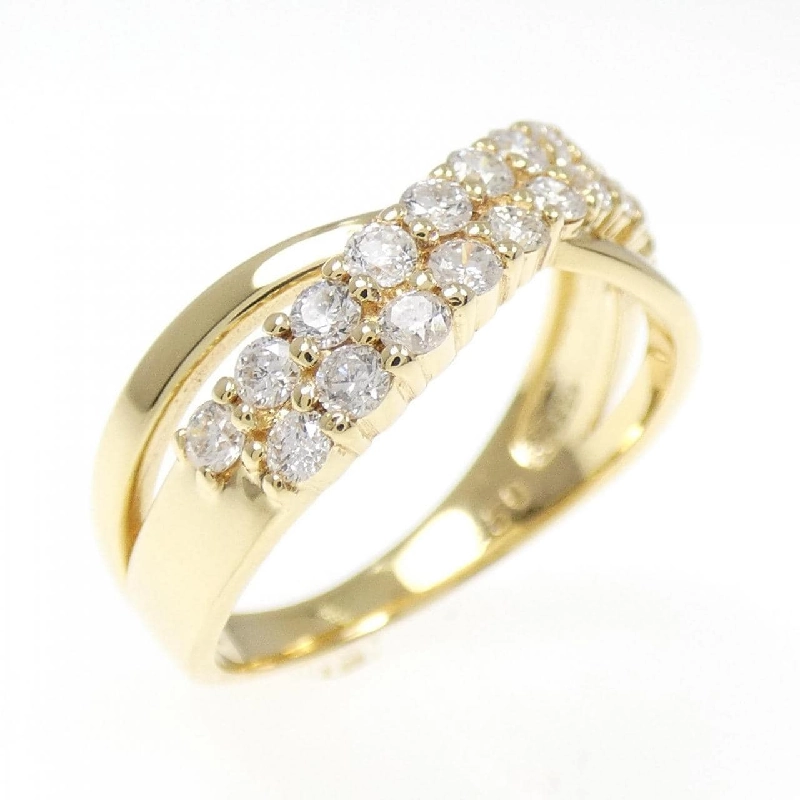 Nhẫn kim cương K18YG 0.50CT 670718