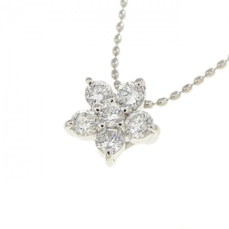 Dây chuyền kim cương hoa PT900/PT850 0.30CT - Hàng hiệu Chính hãng 861910