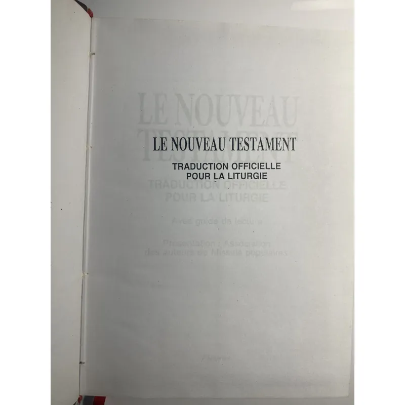 Tân Ước tiếng Pháp - Le Nouveau Testament 673783