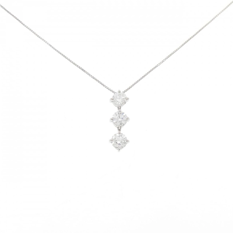 Dây chuyền kim cương ba viên PT900/PT850 1.001CT - Hàng hiệu Chính hãng 861917