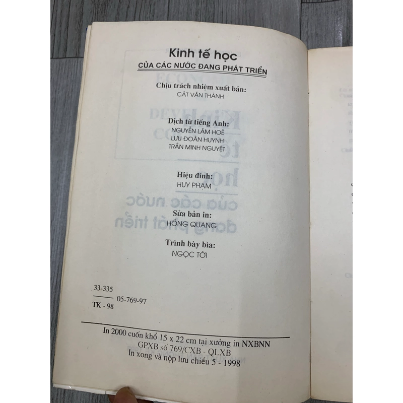 Kinh tế học của các nước đang phát triển. 2a5 551569
