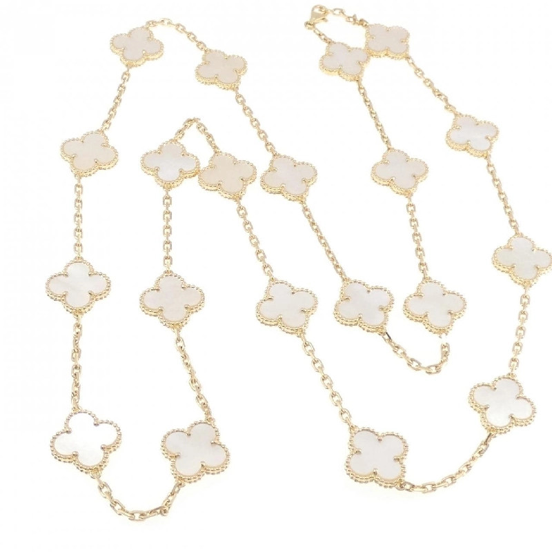 Vòng cổ Van Cleef & Arpels Vintage Alhambra 20 họa tiết - Hàng hiệu Authentic 839780