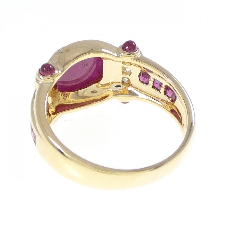 Nhẫn Ruby K18YG 3.44CT - Hàng hiệu Chính hãng 854156