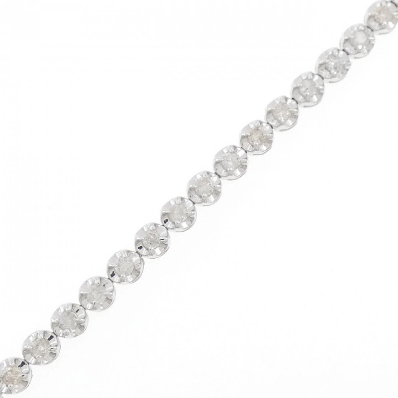 K18WG Vòng tay kim cương 1.01CT - Hàng hiệu Chính hãng 872641