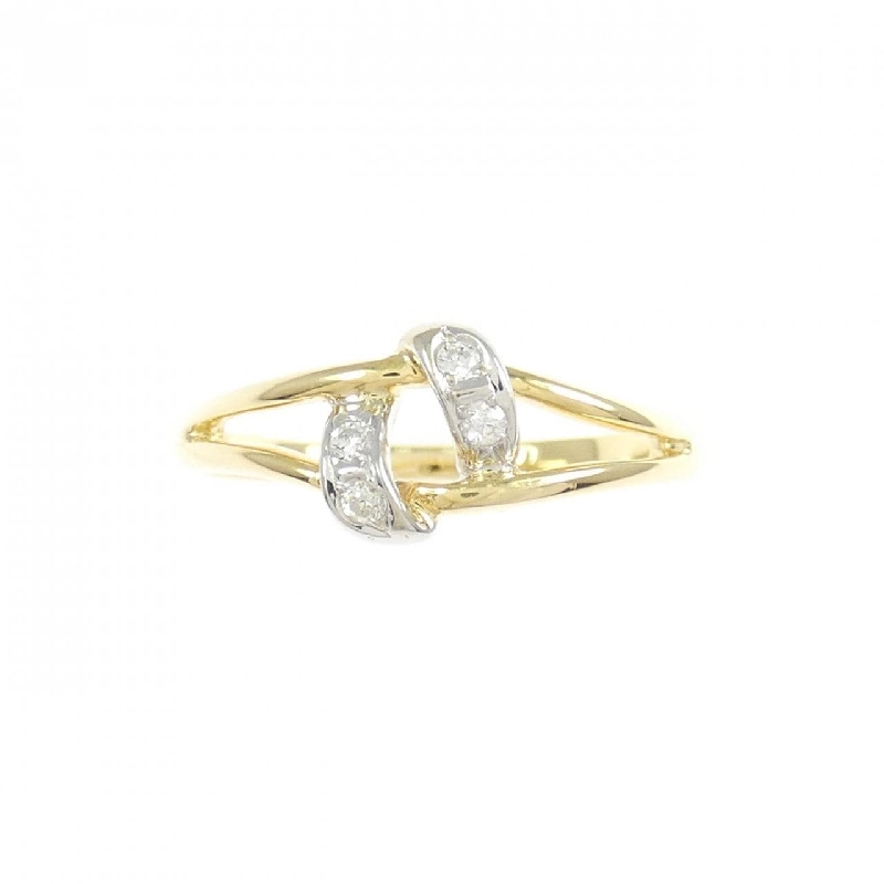 Nhẫn kim cương K18YG/K18WG 671377