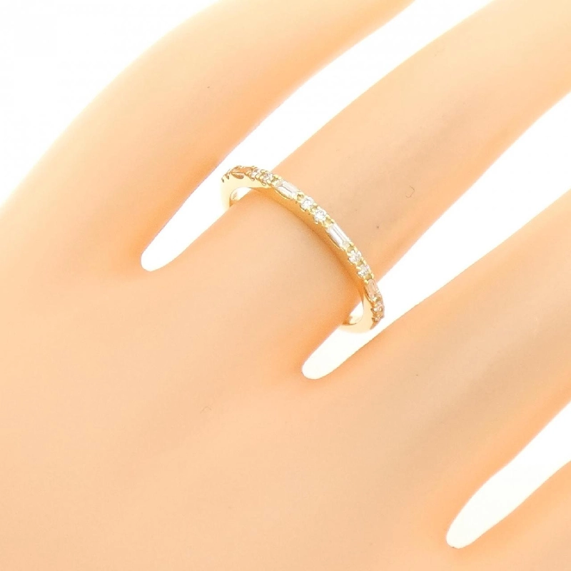 【Sản phẩm mới】Nhẫn kim cương K18YG 0.15CT 668680