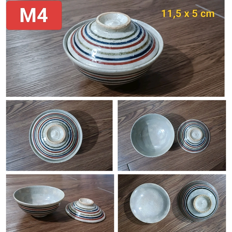Chén đĩa gốm Nhật các loại [Men mộc] [Chén đĩa đựng cơm, canh, nước t 470782