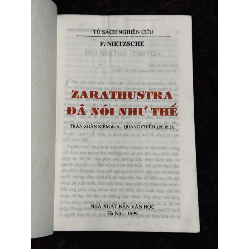 Combo Zarathustra + Kẻ phản Kito 932427