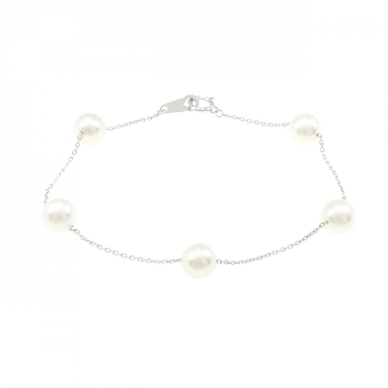 K18WG Vòng tay ngọc trai Akoya - Hàng hiệu Authentic 872745
