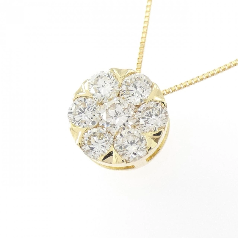 K18YG Hoa Kim Cương Dây Chuyền 1.00CT - Hàng hiệu Chính hãng 857008