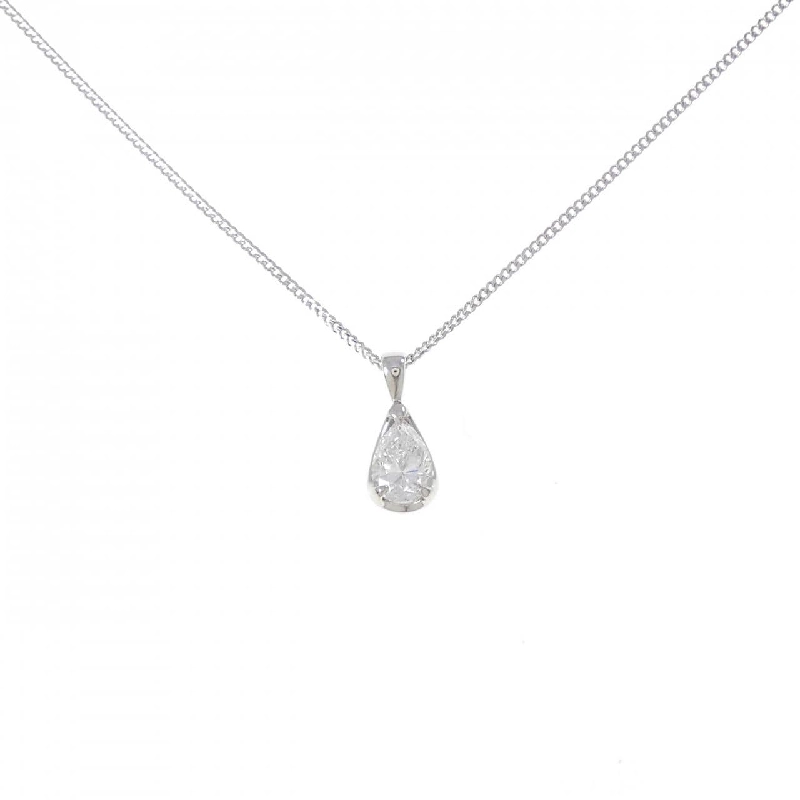 Dây chuyền kim cương PT900/PT850 0.719CT F SI2 hình giọt nước - Hàng hiệu Authentic 871723