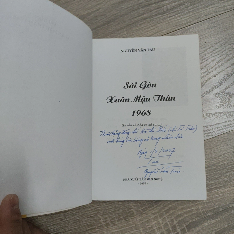 Sài Gòn Mậu Thân 1968 - Nguyễn Văn Tàu ( có chữ ký Bác Tư Cang) 508161