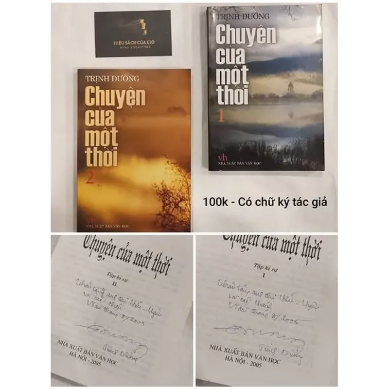 (Chữ ký tác giả) Chuyện của một thời (2 cuốn) - Trịnh Dưỡng 747953