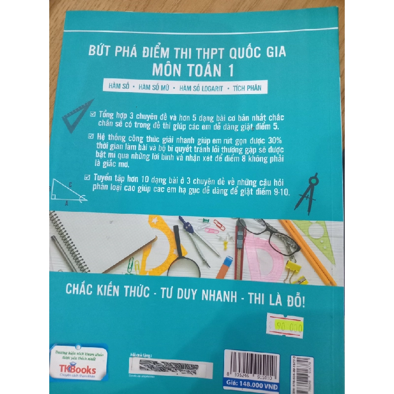 Bứt phá điểm thi THPT quốc gia môn Toán  - ThS. Đỗ Đường Hiếu 527659