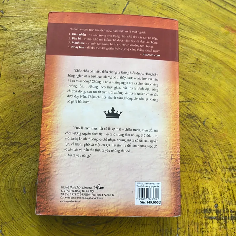 TRÒ CHƠI VƯƠNG QUYỀN (2a-2b) HẬU DUỆ CỦA SƯ TỬ VÀNG & BẢY PHỤ QUỐC 689631