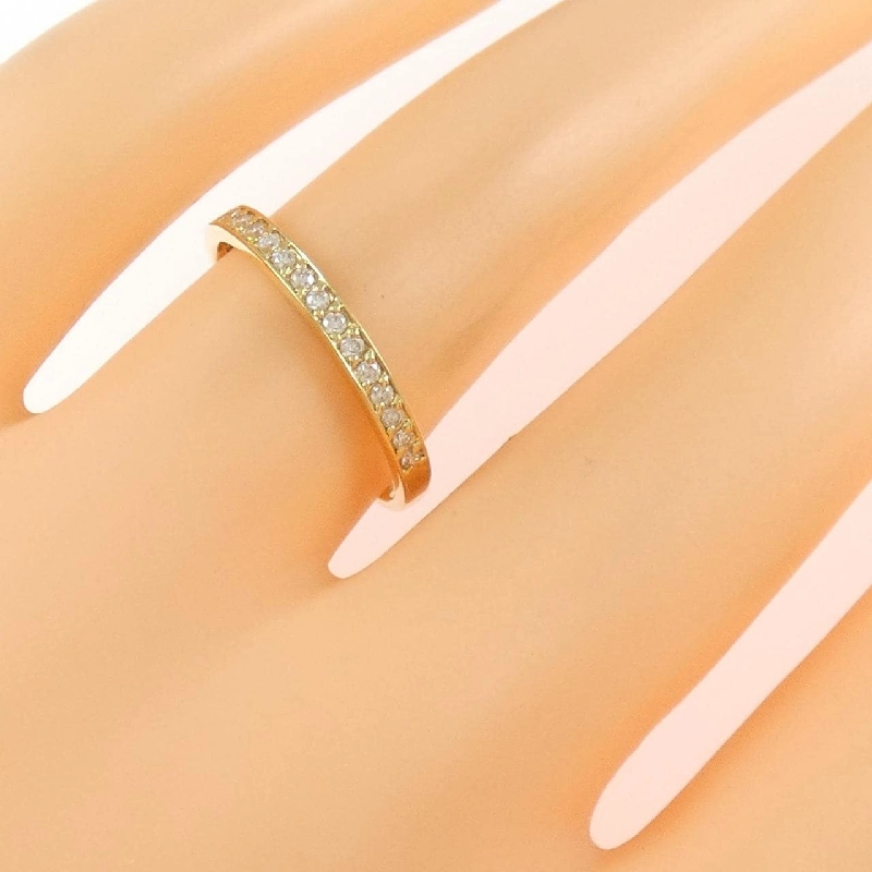 Nhẫn kim cương K18YG Half Eternity 0.15CT - Hàng hiệu Chính hãng 851016