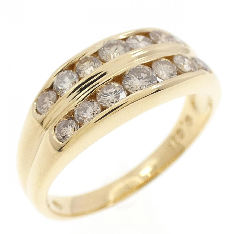 Nhẫn kim cương K18YG 0.61CT 668256