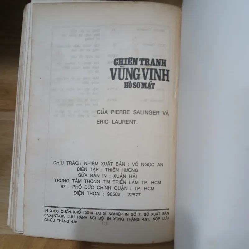 Chiến Tranh Vùng Vịnh - Hồ Sơ Mật (Pierre Salinger, Eric Laurent) 1008433
