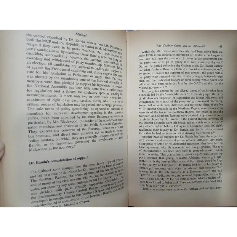 MALAWI FOREIGN POLICY AND DEVELOPMENT (CHÍNH SÁCH ĐỐI NGOẠI VÀ PHÁT TRIỂN CỦA MALAWI) 682463