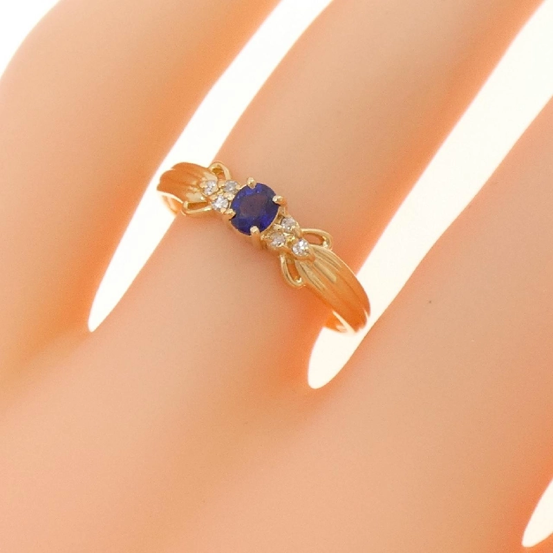 Nhẫn Sapphire K18YG - Hàng hiệu Chính hãng 854816