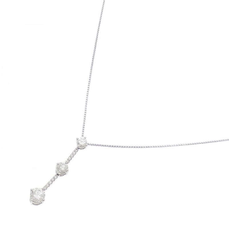 Dây chuyền kim cương Trilogy 0.70CT - Hàng hiệu Authentic 842271