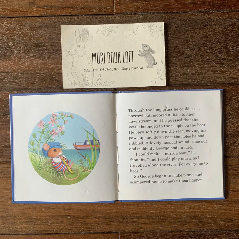 Sách ngoại văn George Mouse’s Water Music – Minh Họa Cổ Điển, Used, Khổ nhỏ, Bìa cứng 498845