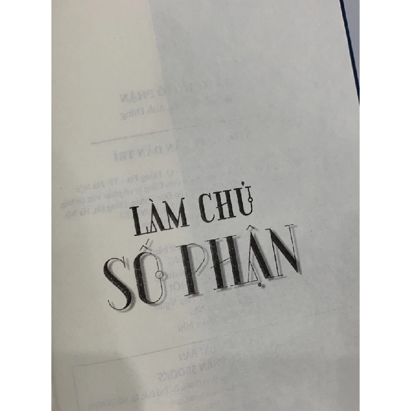 Làm Chủ Số Phận - Nguyễn Anh Dũng 543198