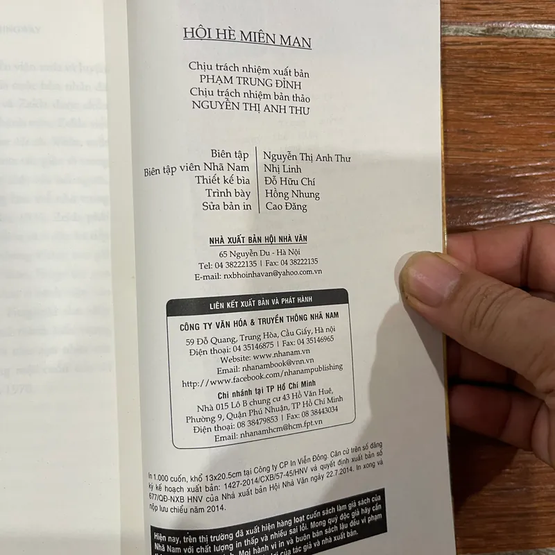 Hội Hè Miên Man - Ernest Hemingway (k3) 564230