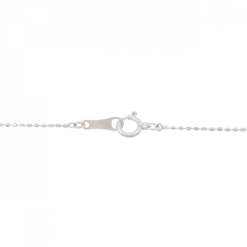 K18WG Dây chuyền kim cương chéo 0.14CT - Hàng hiệu Chính hãng 858548