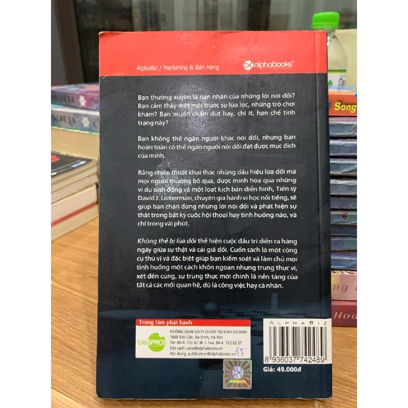 Không thể bị lừa dối -David K.Lieberman 781444