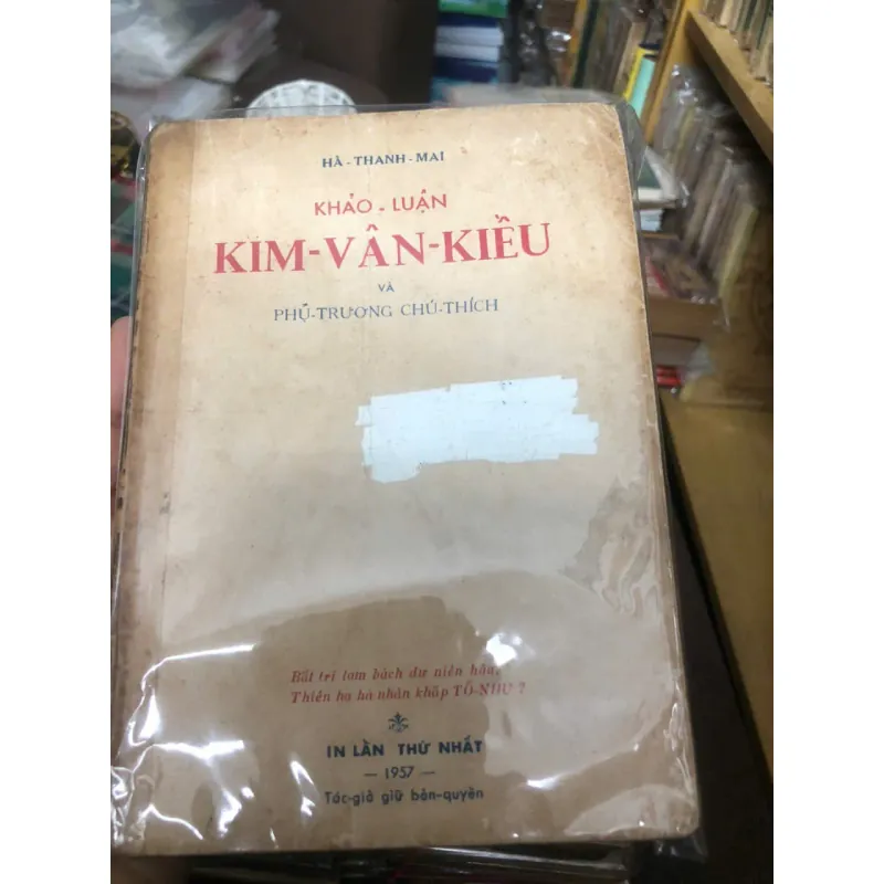 Khảo Luận Kim Vân Kiều – Hà Thanh Mai 928145