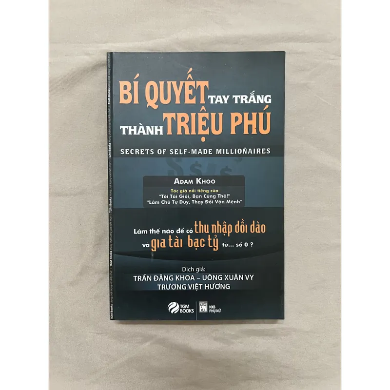 BÍ QUYẾT TAY TRẮNG THÀNH TRIỆU PHÚ (Sách như mới) - Adam Khoo 596063