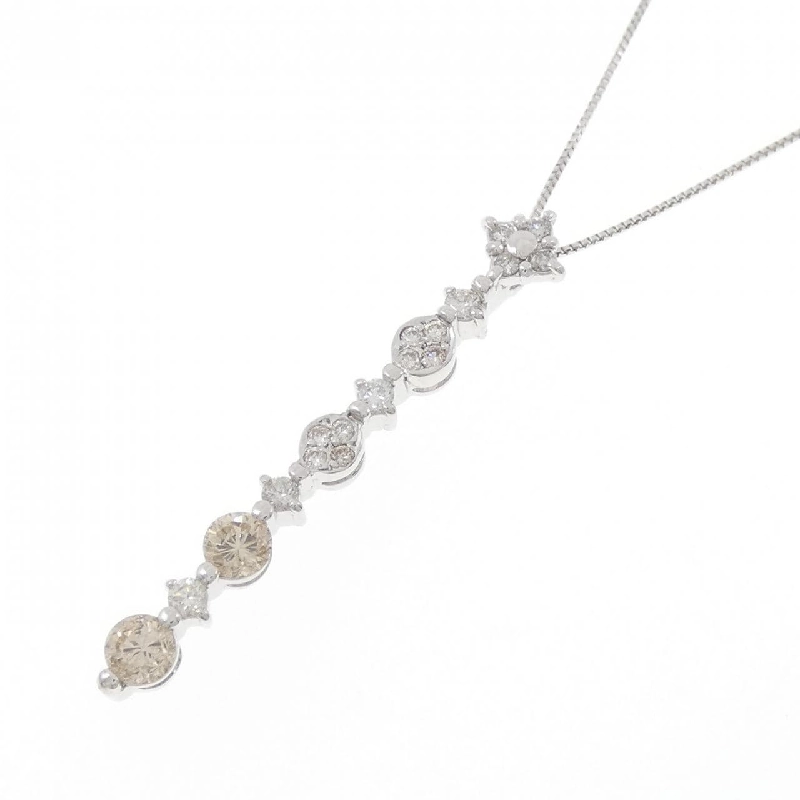 K18WG Dây chuyền kim cương 0.78CT - Hàng hiệu Chính hãng 862149