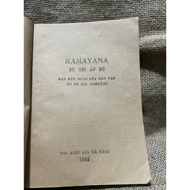 sử thi Ramayana _nxb Đà Nẵng 999555