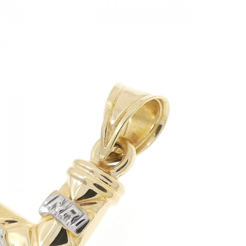 K18YG/K18WG Mặt dây chuyền hình chữ thập - Hàng hiệu Chính hãng 865639